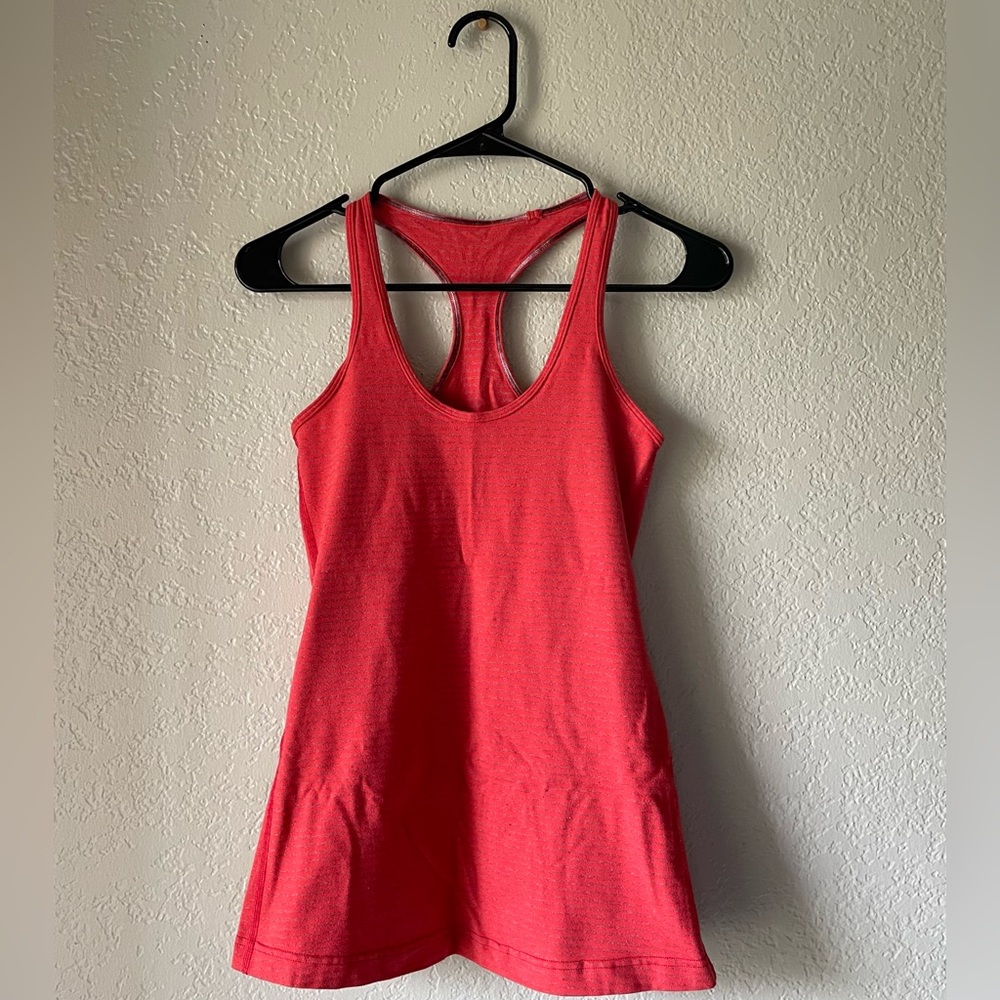 Lululemon Cool Racerback Striped Women’s Tank Top - Picture 3 of 7